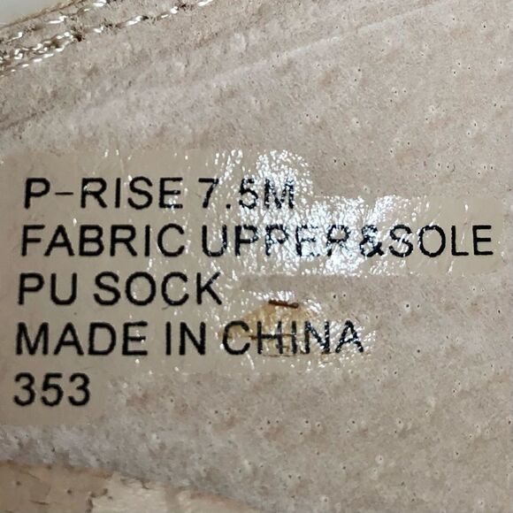 Steve Madden P-Rise Platform Wedge Sandals in Cream Women’s 7 1/2M - Picture 9 of 9